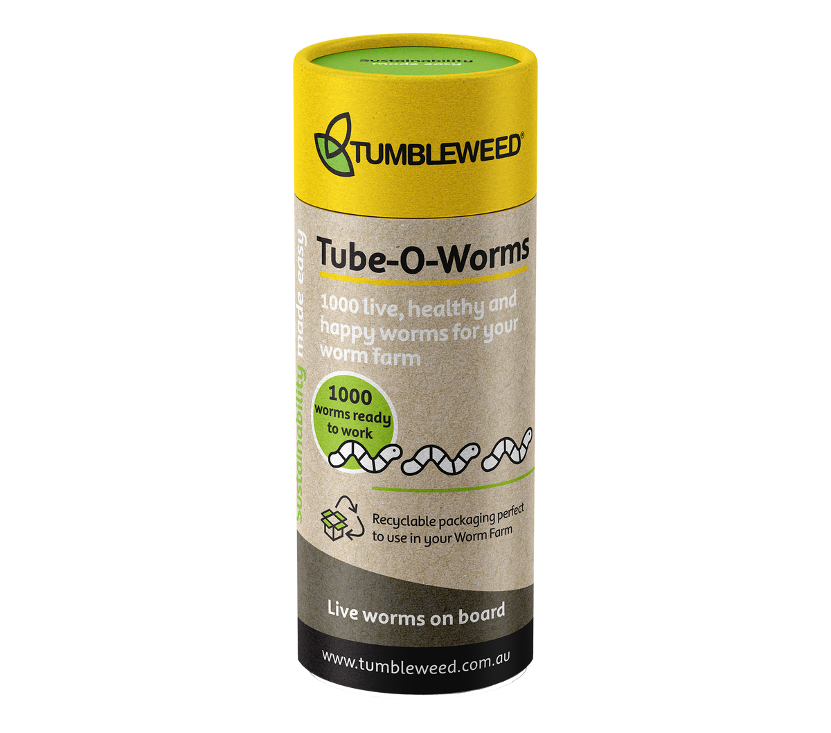 Tumbleweed composting worms
