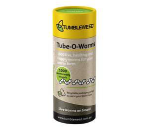 Tumbleweed composting worms