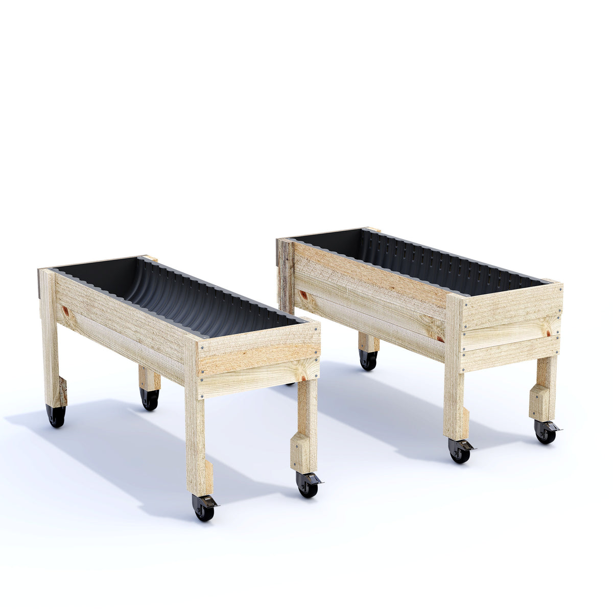 Raised Garden Beds on Legs with Wheels Corrogarden Pty Ltd