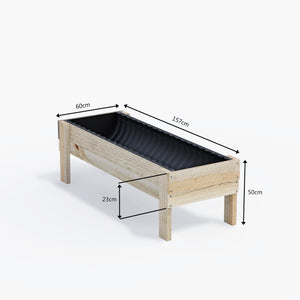 LARGE Planter Box Kit - 157x60x50cm(h) - Australia Wide Shipping