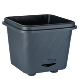 Holman Medium 390 x 390 x 340mm Charcoal Self-Watering Pot