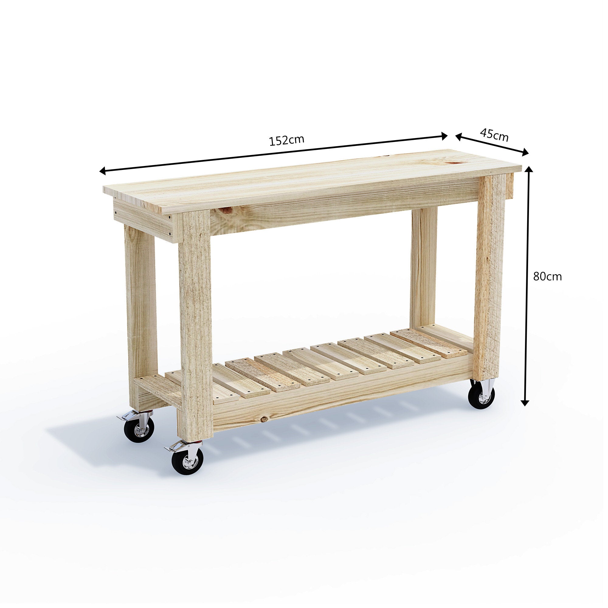 Potting Bench with or without wheels