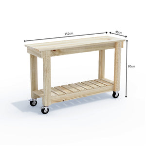 Potting Bench Flat Pack Kit (Optional Wheels)