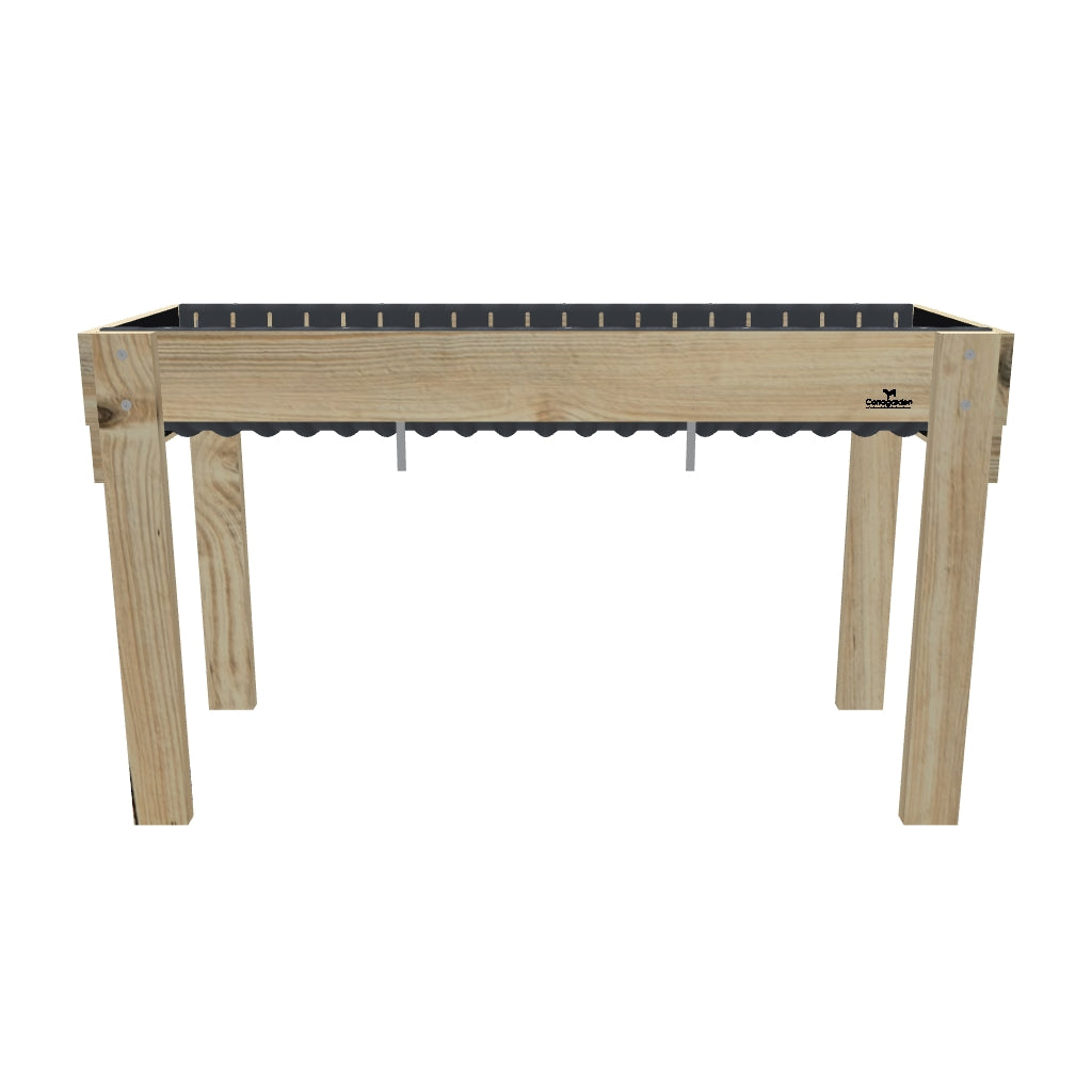 Wheelchair Accessible Raised Garden Bed Kit - 90cm high, 23cm tub - 157 x 60 x 90cm — 3D model