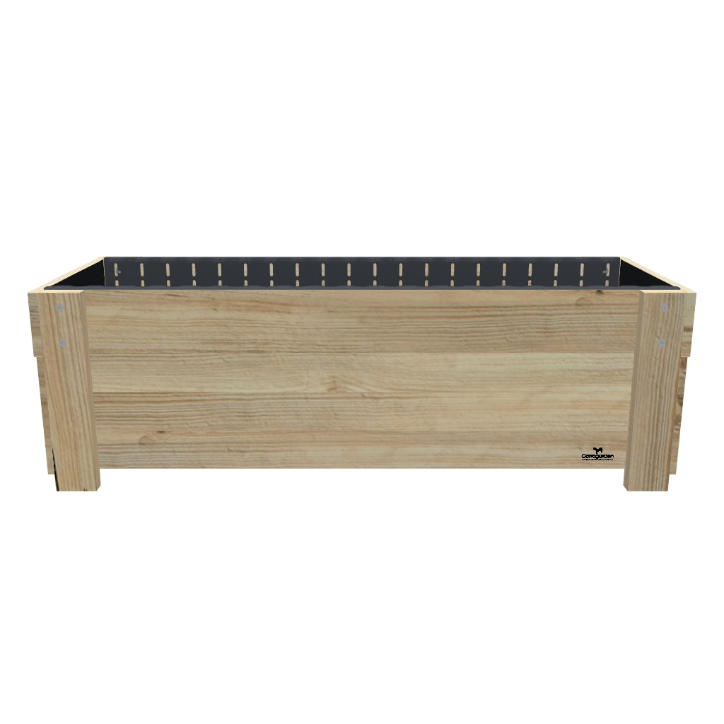 LARGE Planter Box, 41cm — elevated timber planter box on legs — 3D model