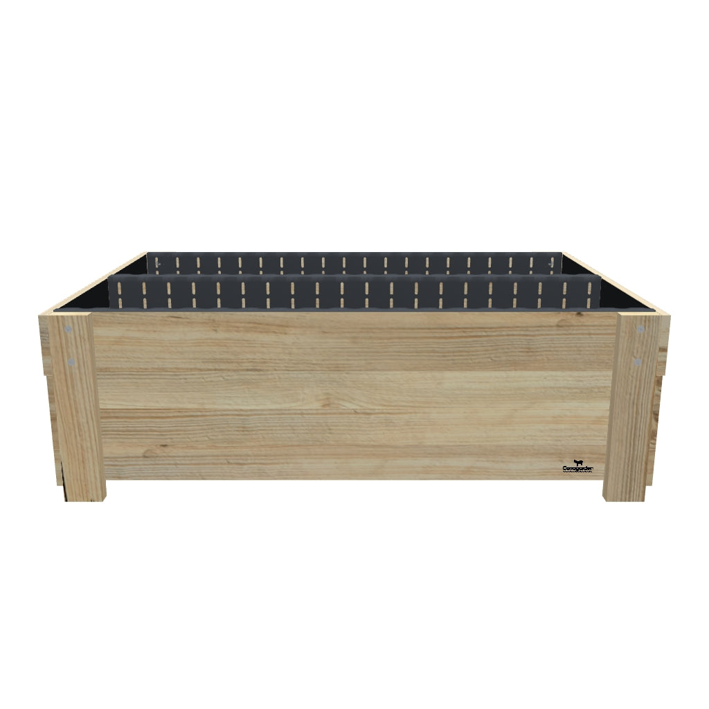 Wide Planter Boxes on Legs Kits - 50cm high, 50cm high 41cm deep — elevated timber planter box on legs — 3D model
