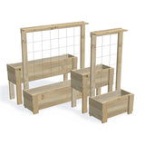 Slimline Planter Box with Trellis