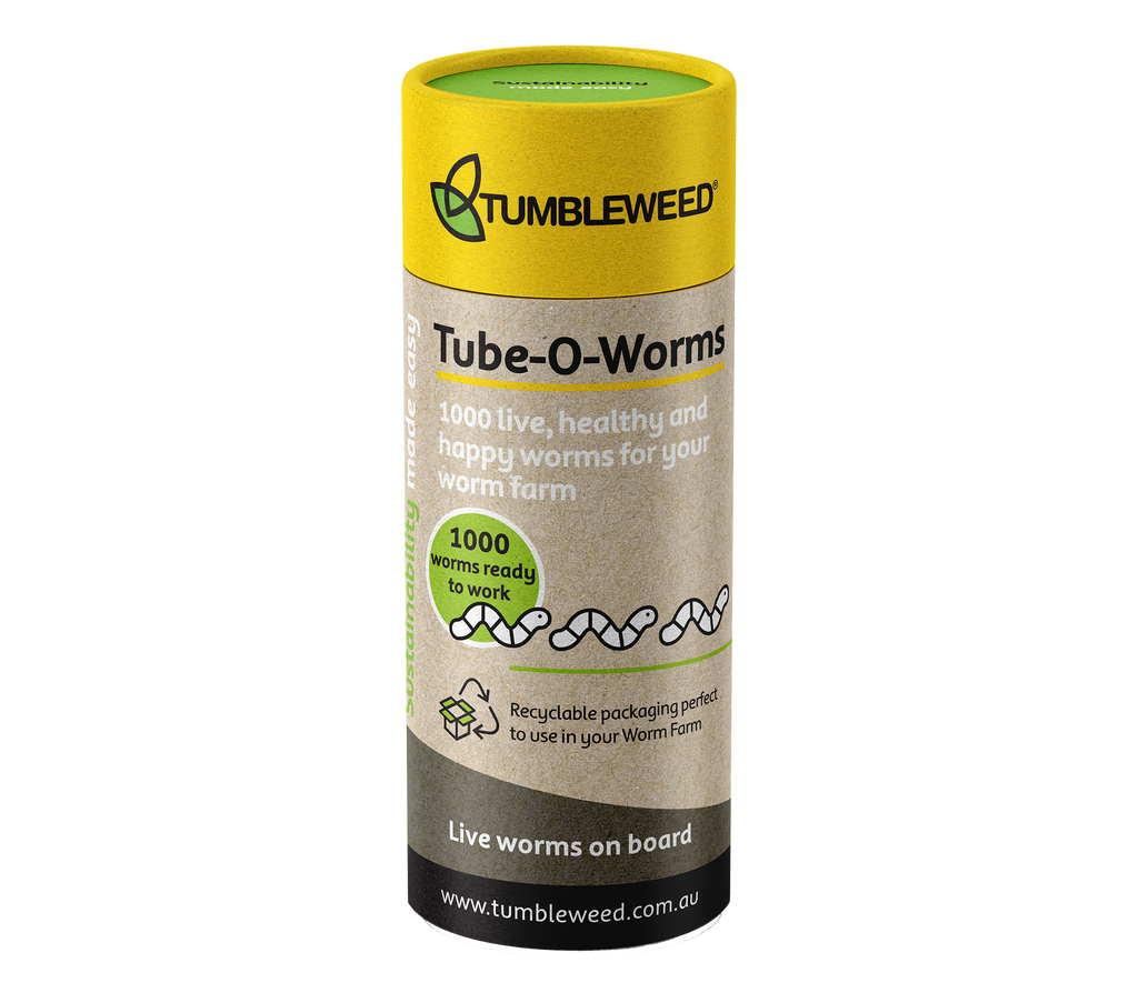 Tumbleweed Tube-O-Worms live composting worms