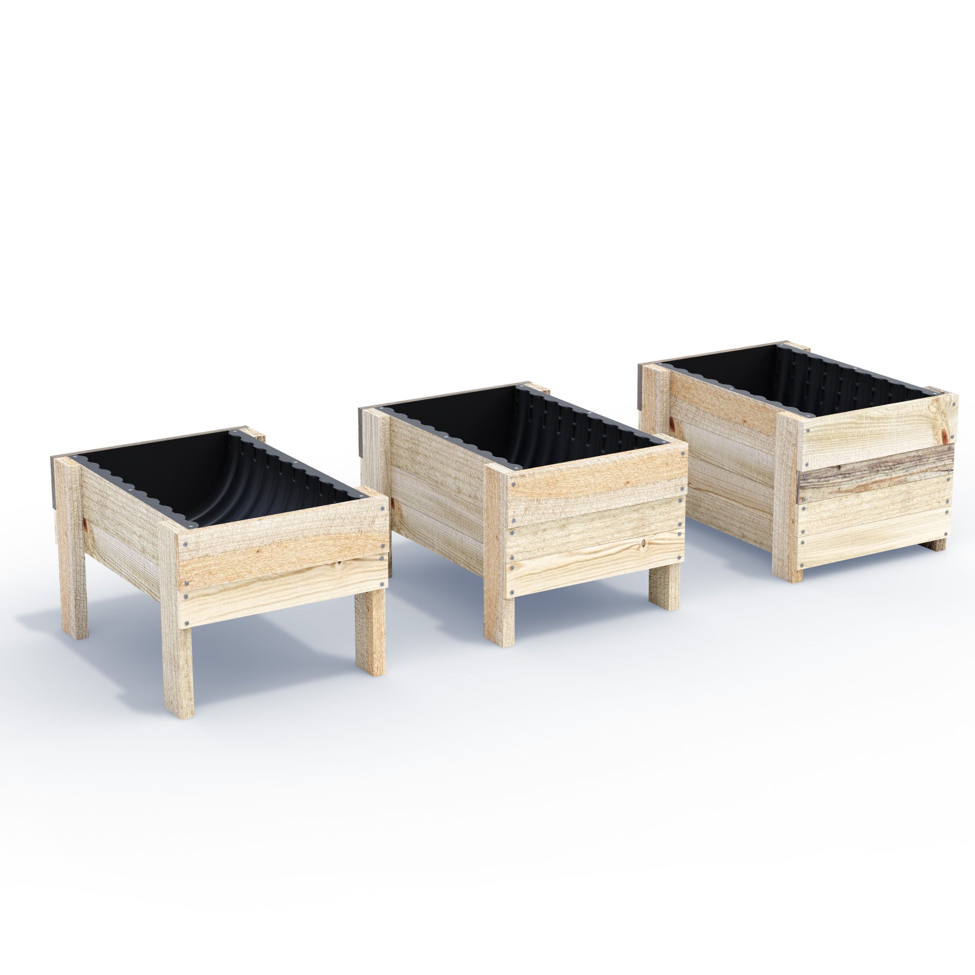 COMPACT Planter Box - Timber 81x60x50cm(h)